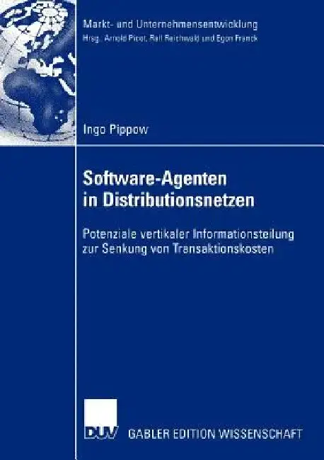 Cover of Software-Agenten in Distributionsnetzen