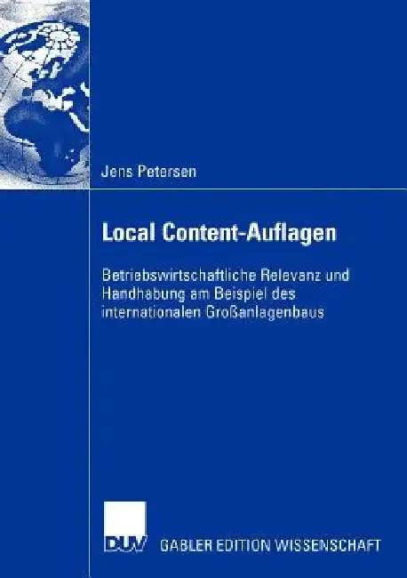 Cover of Local Content-Auflagen