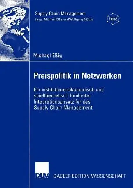 Cover of Preispolitik in Netzwerken