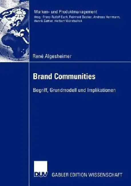 Cover of Brand Communities