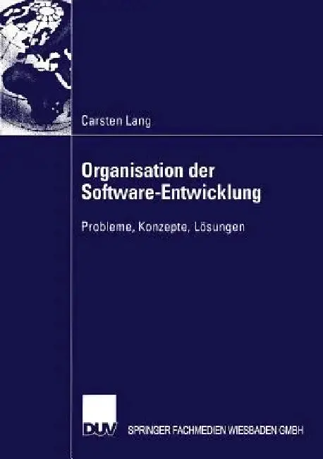 Cover of Organisation Der Software-Entwicklung