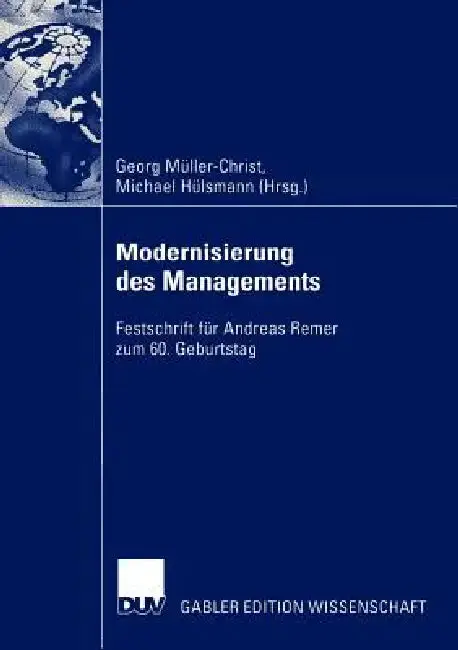 Cover of Modernisierung Des Managements