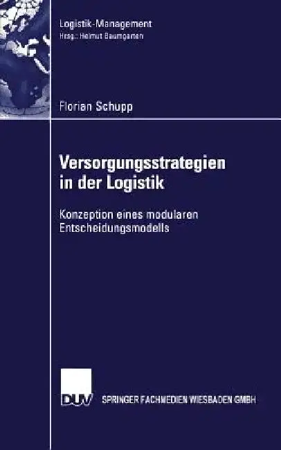 Cover of Versorgungsstrategien in Der Logistik