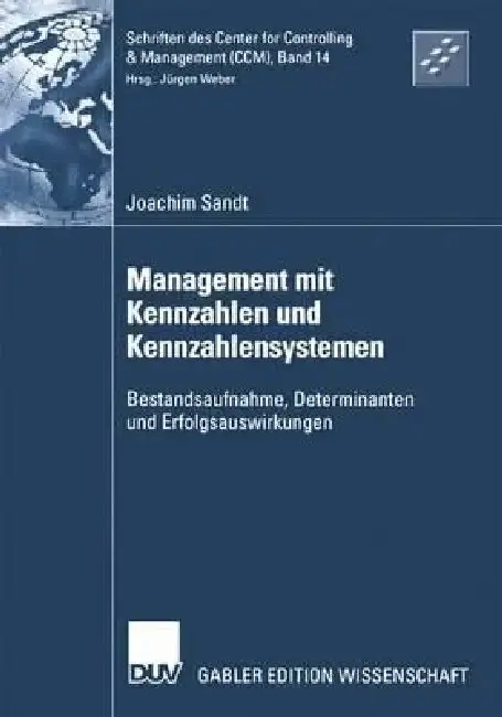 Cover of Management Mit Kennzahlen Und Kennzahlensystemen