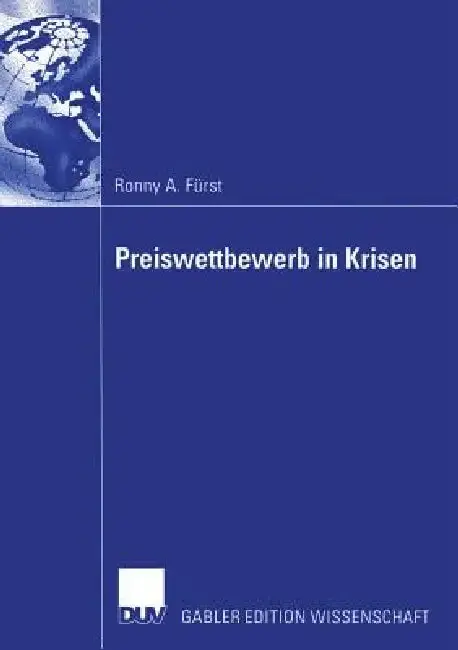 Cover of Preiswettbewerb in Krisen