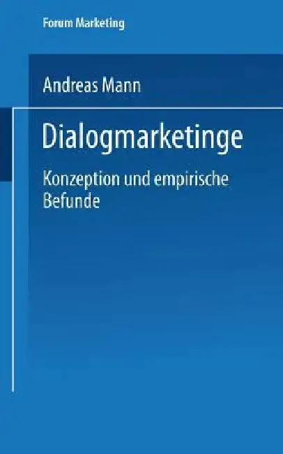 Cover of Dialogmarketing
