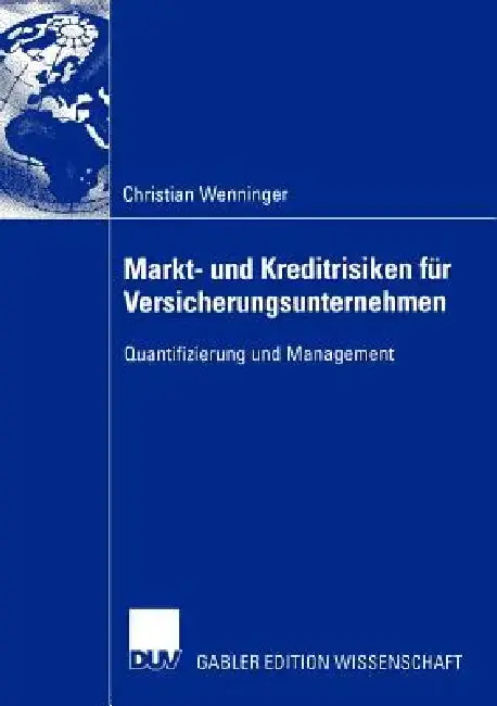 Cover of Markt- Und Kreditrisiken Für Versicherungsunternehmen