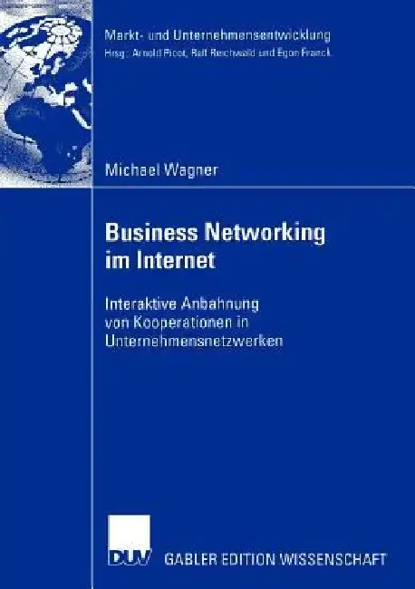Cover of Business Networking Im Internet