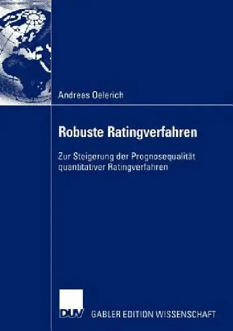 Cover of Robuste Ratingverfahren