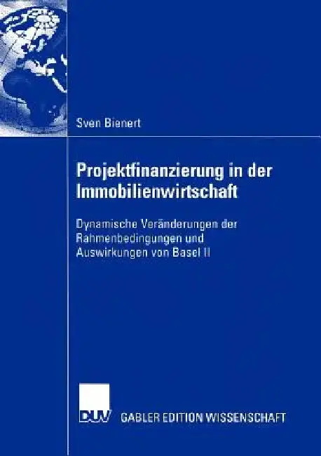 Cover of Projektfinanzierung in Der Immobilienwirtschaft