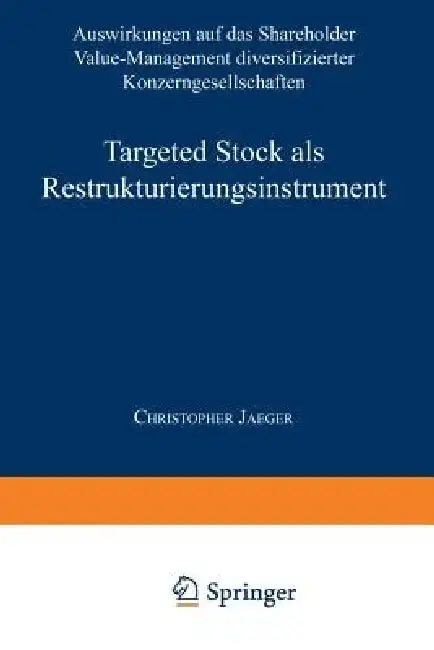 Cover of Targeted Stock ALS Restrukturierungsinstrument