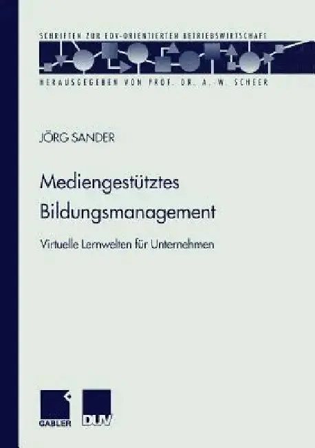 Cover of Mediengestütztes Bildungsmanagement
