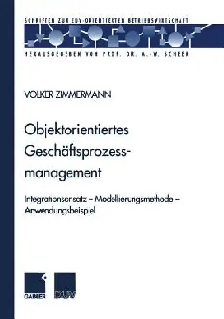 Cover of Objektorientiertes Geschäftsprozessmanagement