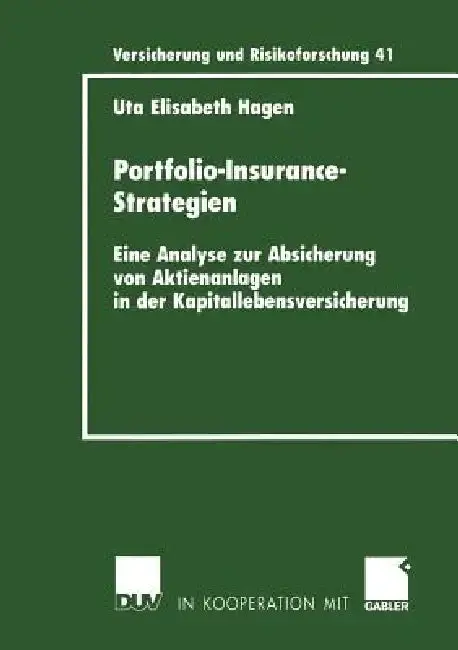Cover of Portfolio-Insurance-Strategien