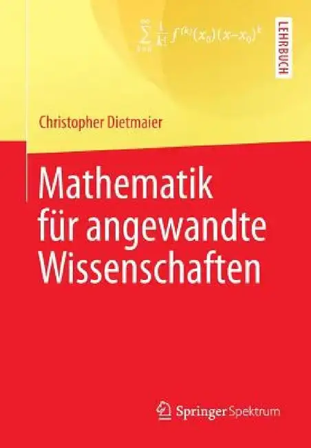 Cover of Mathematik Für Angewandte Wissenschaften