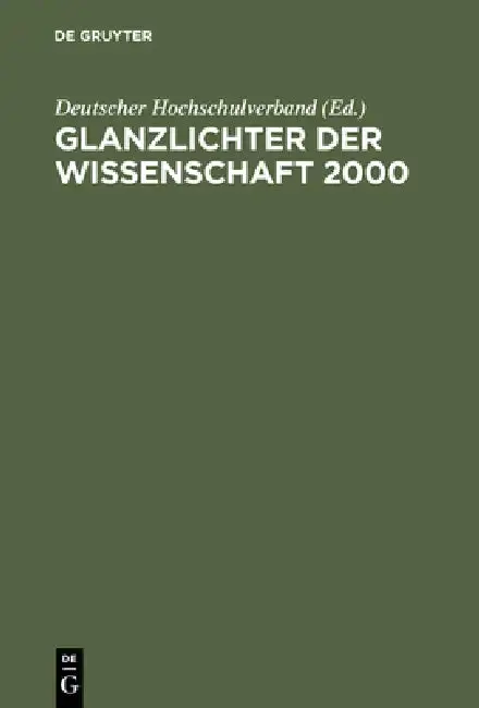 Cover of Glanzlichter der Wissenschaft 2000