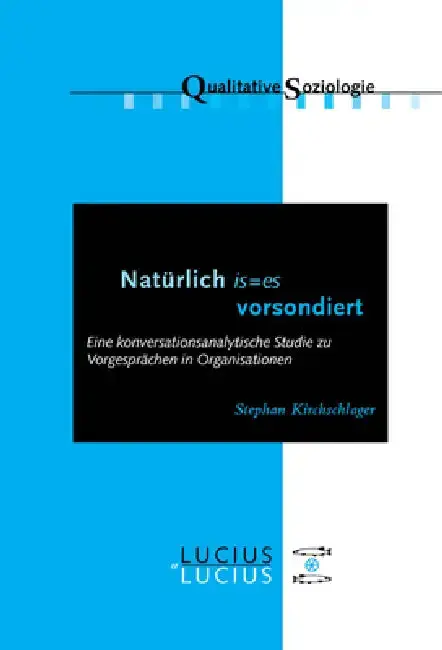 Cover of 'Natürlich Is=es Vorsondiert'
