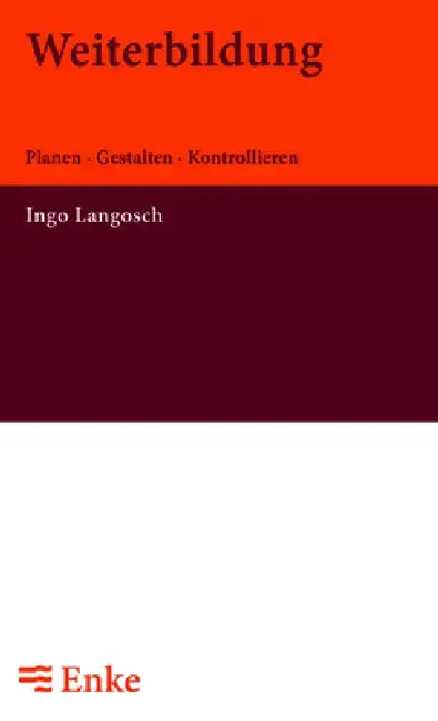 Cover of Weiterbildung