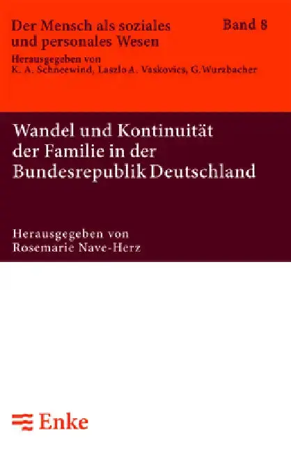 Cover of Wandel Und Kontinuität Der Familie in Der Bundesrepublik Deutschland