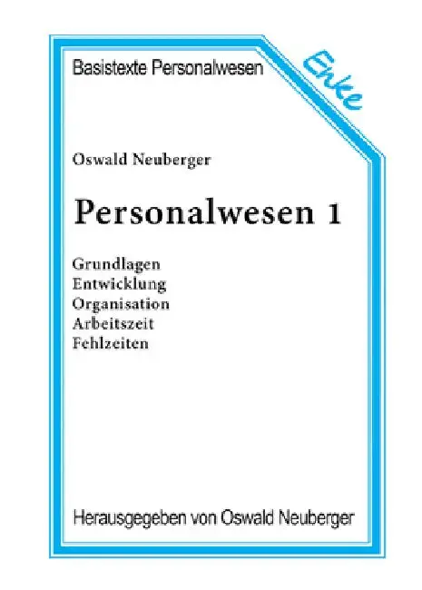 Cover of Personalwesen 1