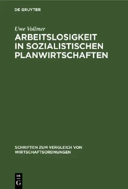 Cover of Arbeitslosigkeit in sozialistischen Planwirtschaften