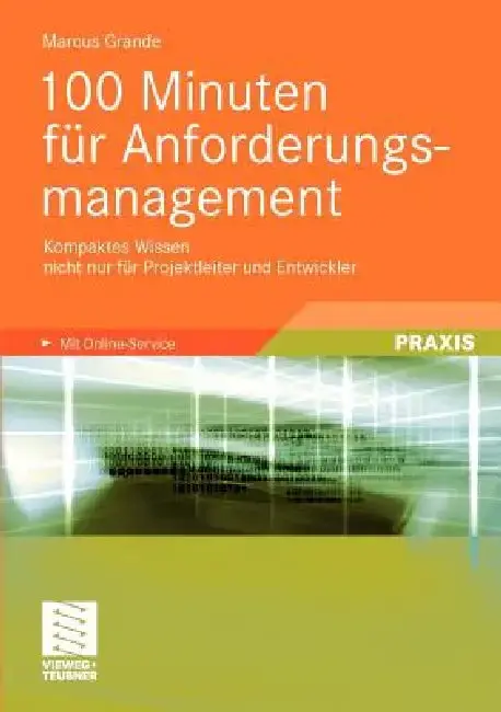 Cover of 100 Minuten Für Anforderungsmanagement