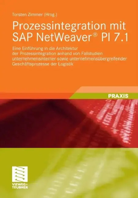 Cover of Prozessintegration Mit SAP Netweaver(r) Pi 7.1