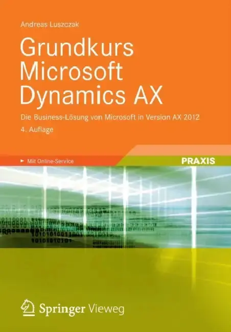 Cover of Grundkurs Microsoft Dynamics Ax