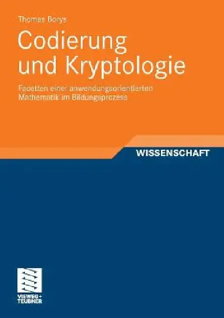 Cover of Codierung Und Kryptologie