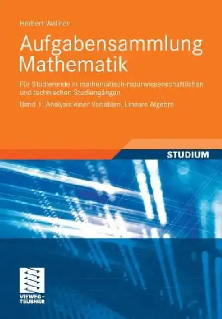 Cover of Aufgabensammlung Mathematik. Band 1