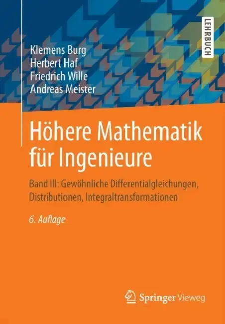 Cover of Höhere Mathematik Für Ingenieure