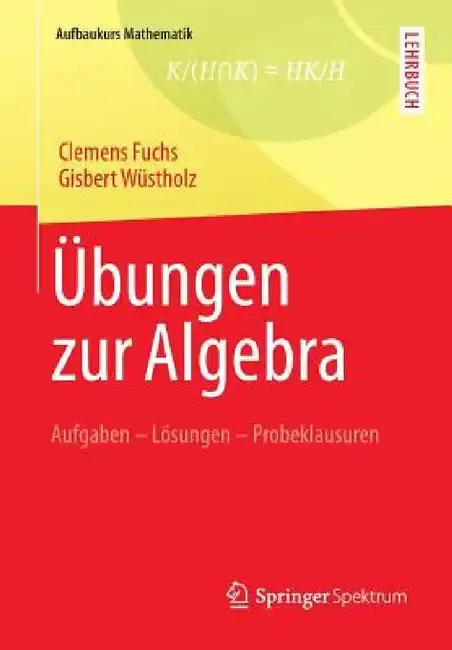 Cover of Übungen Zur Algebra
