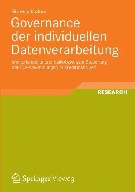 Cover of Governance Der Individuellen Datenverarbeitung