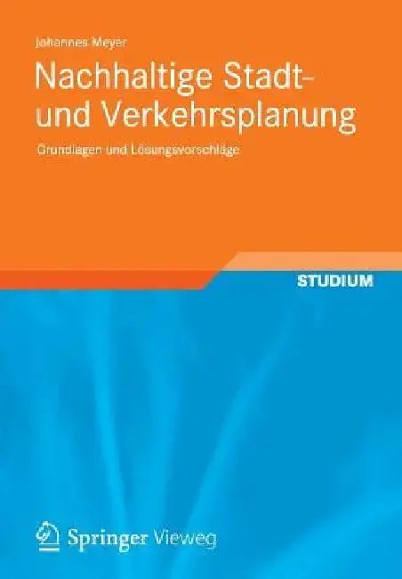 Cover of Nachhaltige Stadt- Und Verkehrsplanung