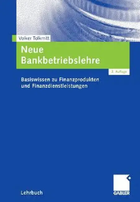 Cover of Neue Bankbetriebslehre