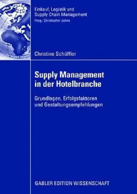 Cover of Supply Management in Der Hotelbranche