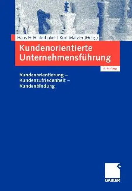 Cover of Kundenorientierte Unternehmensführung