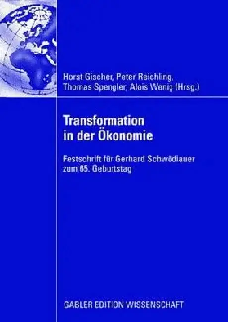 Cover of Transformation in Der Ökonomie