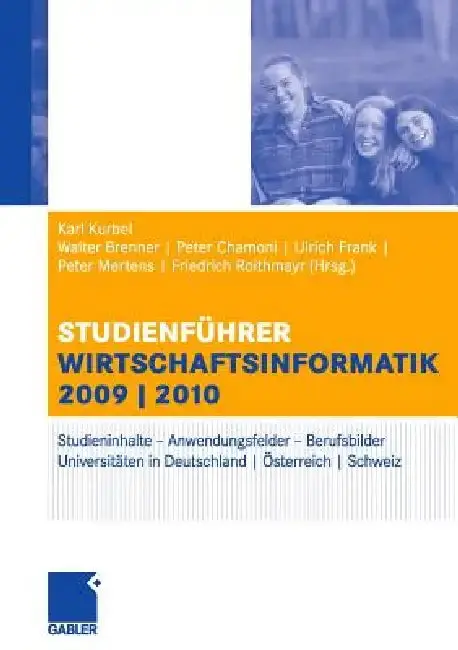 Cover of Studienführer Wirtschaftsinformatik