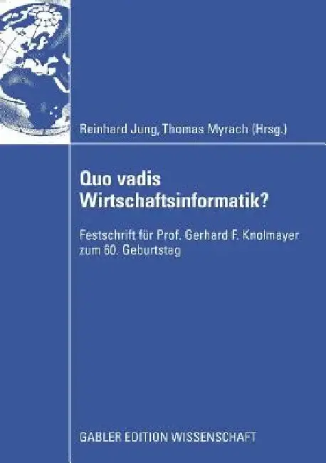 Cover of Quo Vadis Wirtschaftsinformatik?