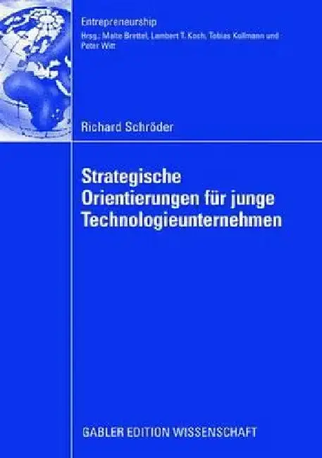 Cover of Strategische Orientierungen Für Junge Technologieunternehmen