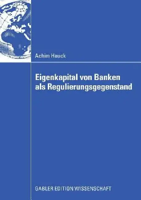 Cover of Eigenkapital Von Banken ALS Regulierungsgegenstand