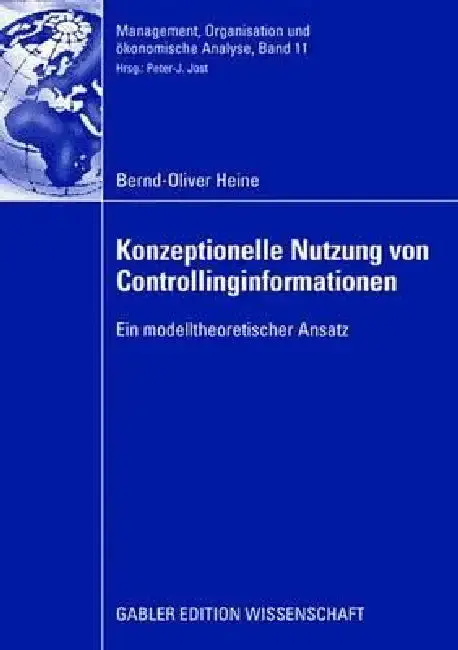 Cover of Konzeptionelle Nutzung Von Controllinginformationen