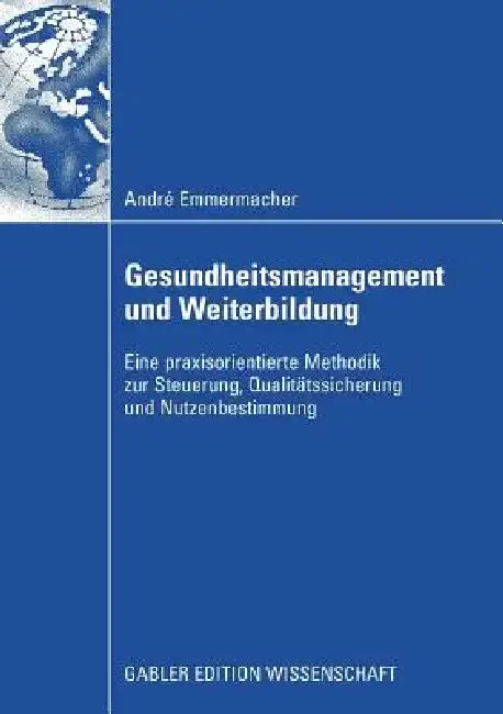 Cover of Gesundheitsmanagement Und Weiterbildung