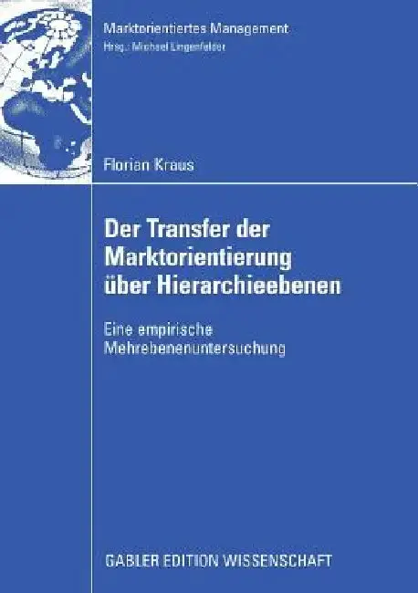 Cover of Der Transfer Der Marktorientierung Über Hierarchieebenen