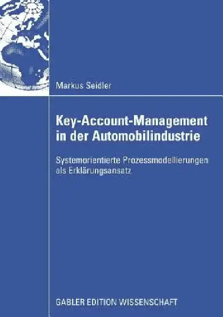 Cover of Key-Account-Management in Der Automobilindustrie