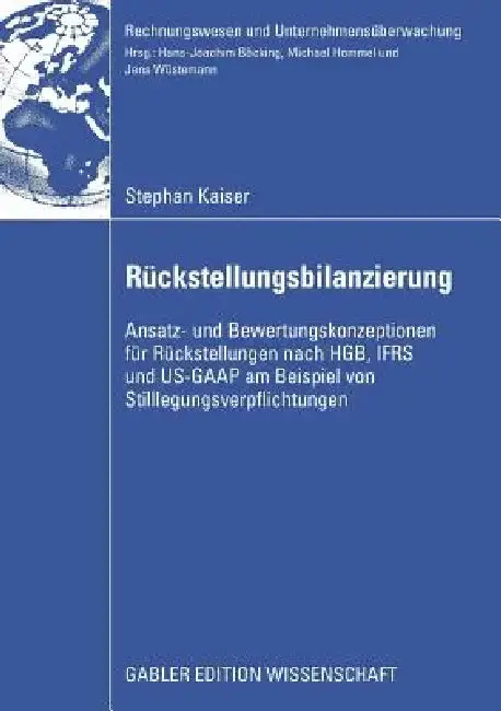 Cover of Rückstellungsbilanzierung