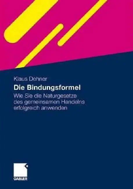 Cover of Die Bindungsformel