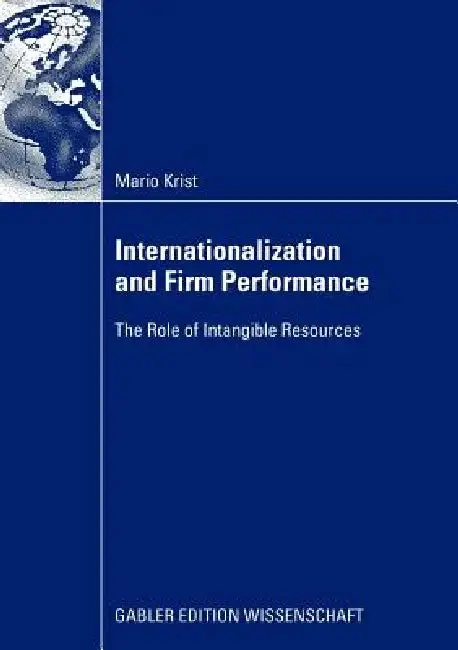 Cover of Internationalization and Firm Performance