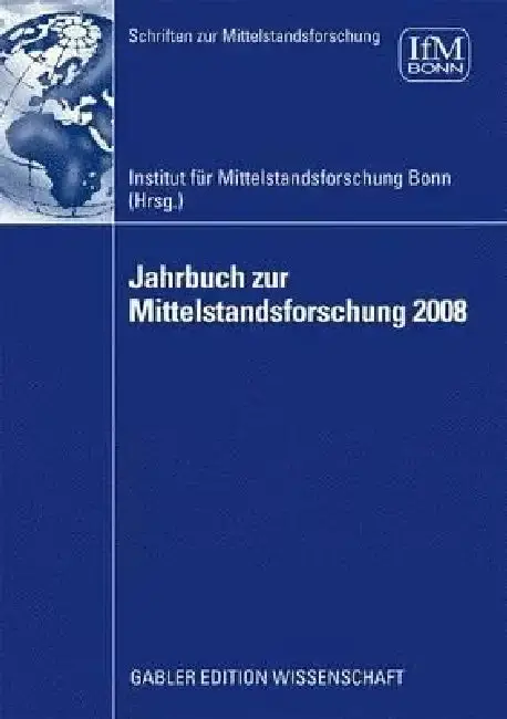 Cover of Jahrbuch Zur Mittelstandsforschung 2008